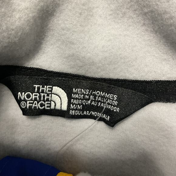 Men’s Mediun The North Face Sun Rise 1/4 Zip Pullover Heather light Gray blue - Picture 5 of 9